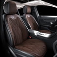 thumbnail image 2 of Funda protectora de lujo para asiento de coche, cojín de respaldo para asiento delantero, almohadilla protectora de lino para respaldo delantero, cojín para asiento trasero, 2 of 5
