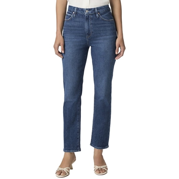 PAIGE womens Billy Soundcheck High Rise Slim Straight Leg Jean, 30