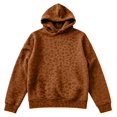 thumbnail image 4 of HCYSFG Cheetah Print Tops For Women Leopard Print Hoodies Drop Shoulder Long Sleeve Loose Fit Ribbed Cuffs Everyday Pullover Sweatshirts, 4 of 4