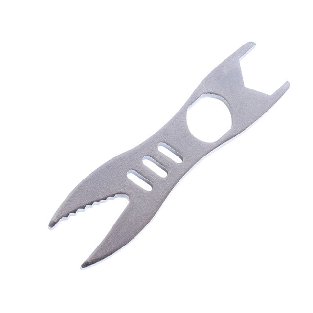 Clé à Molette Multifonctionnelle Double Extrémité 5.5-24mm Argent