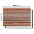 thumbnail image 5 of Nordic Style Vintage Bohemian Flax Placemats Set of 6, 12x18 Inch Boho Chic Rustic Tribal Artistic Ethnic Patterns, Washable Earthy Style Table Mats for Dining, 5 of 5