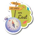 thumbnail image 2 of Not All Those Who Wander are Lost Magnet Decal, 4.5x5.5 inch, Automotive Magnet, 2 of 8