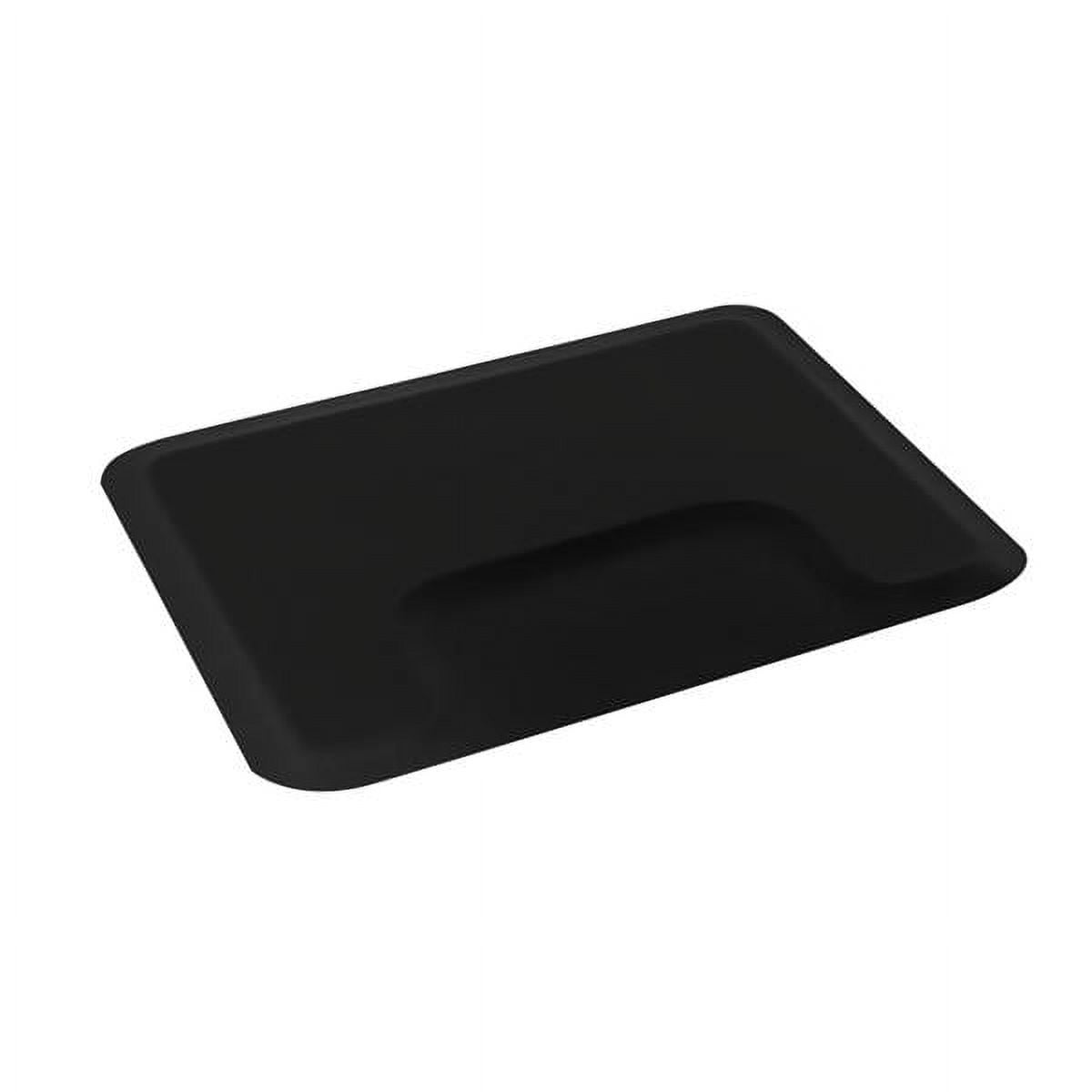 3'x4' Anti-Fatigue Salon Mat - 1/2" Thick PVC & High-Density Foam, Non-Slip, Reduces Standing Fatigue for Barber Shops