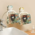 thumbnail image 6 of 6 Pieces of Kitchen Towels 11x11Inch Kitchen Dish Cloths Kitchen Dish Towels Reuseable Cleaning Cloths Flower and Maiden, 6 of 9