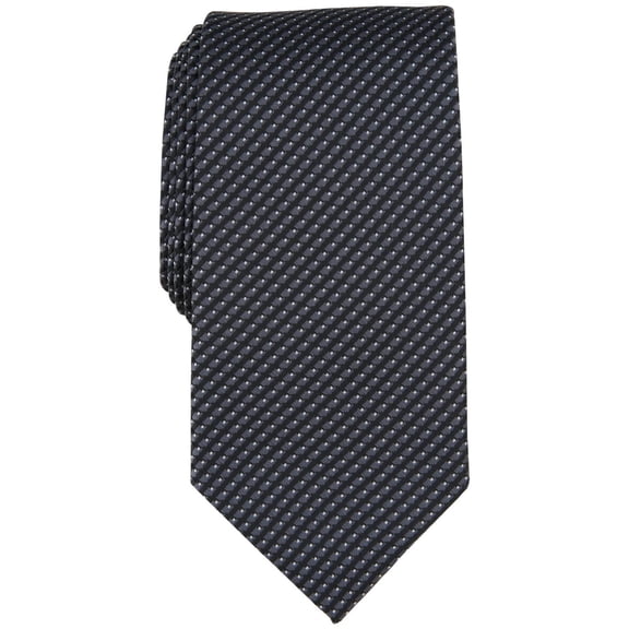Perry Ellis Men's Cutler Mini-Dot Tie - Black