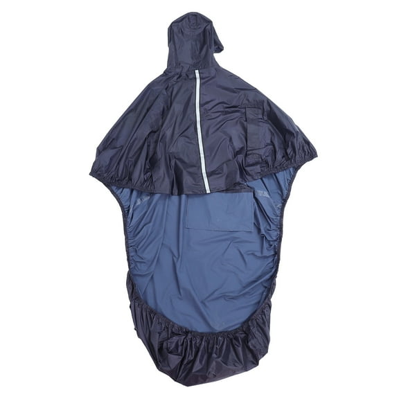 OUNONA Adult Rain Poncho with Hood Wheelchair Raincoat Old Material