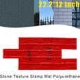 thumbnail image 3 of NEW 22"x12" Concrete Stamps Mats Set Concrete Texturing Skin For Wall & Floor US, 3 of 16