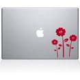 thumbnail image 1 of The Decal Guru Flowers MacBook Decal Vinyl Sticker - 15" MacBook Pro (2016 & Newer) - Red (1062-MAC-15X-DR), 1 of 1