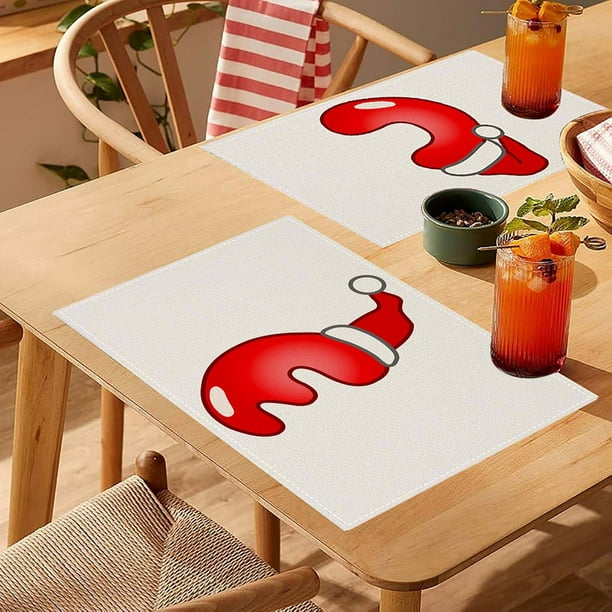 Mantel con Letras Navideñas para Mesas Festivas, Mantel con Diseño de Banderas para El Té, Mantel para Reuniones Festivas y Restaurantes.