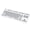 White, variant on YAHHU 87 Key RGB Mechanical Keyboard DIY Kit TKL Layout Switch Hot Swap ABS Aluminum Alloy Modular Gaming Setup White (15.75 inches / 40 cm)