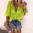 thumbnail image 2 of fvwitlyh Mom Shirts for Women Womens Button Down Shirts Long Sleeve Regular Fit Cotton Stretch Work Blouse, 2 of 5