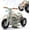 Beige, variant on Sakiyr 6V Kids Ride-On Bubble Motorcycle, Electric 3-Wheel Motorbike with Music, LED Lights, Pedal, Forward/Reverse, Bubble Maker, for Toddlers 2-5 Years Old