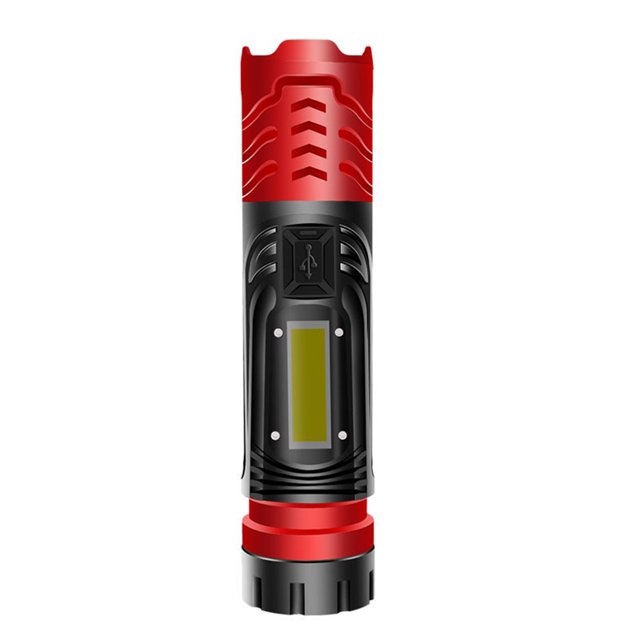 Naiovety Linterna Magnetismo Martillo Pantalla Pantalla multifuncional Montañismo táctico Antorcha al aire libre Linterna a prueba de agua Estufas de camping Rojo Naiovety OD029830-01