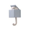 thumbnail image 1 of ¡Oferta relámpago! Gancho para gatos sin perforar, gris. Gancho para gatos sin perforar, 1 gancho para abrigo sin perforar. ¡Liquidación!, 1 of 3