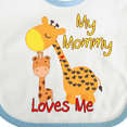 thumbnail image 4 of Inktastic My Mommy Loves Me Giraffe Boys or Girls Baby Bib, 4 of 4