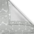 thumbnail image 4 of Ambesonne Abstract Valance Pack of 2, Spiral Circles Connected, 54"X12", Pale Grey and White, 4 of 5