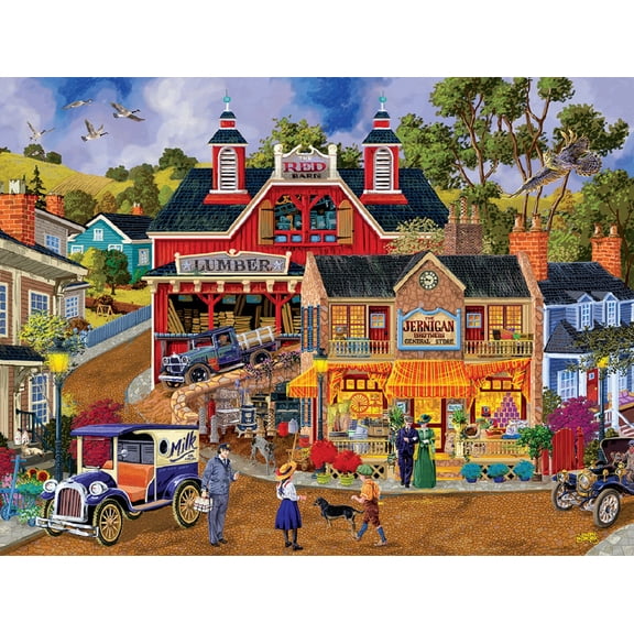 SUNSOUT INC - Jerrigan Brothers General Store - 300 pc Jigsaw Puzzle by Artist: Joseph Burgess - Finished Size 18" x 24" - MPN# 38952
