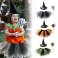 thumbnail image 2 of Vividxx Toddler Girls Witch Tutu Skirt Set With Hat And Broomstick 3 Pcs Dress Up Halloween Outfits One Size, 2 of 8