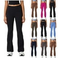 thumbnail image 6 of PFRNLF Womens Flared Pants,Soft High Waisted Flare Leggings No Front Seam Bell Bottom Yoga Pants, 6 of 6