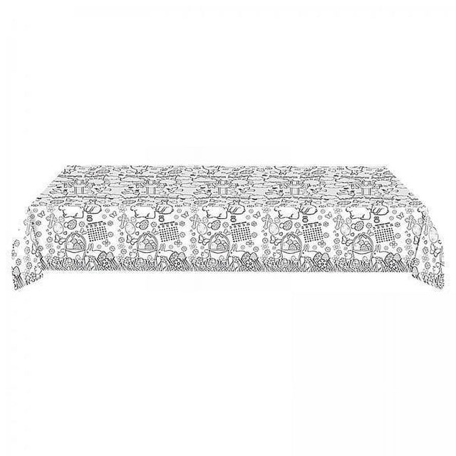3x Mantel de Papel con Dibujo, Cubierta de Mesa de Actividades Interactiva, Mantel Grande de Papel para Colorear, Póster para Preescolar 3 piezas