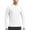 White, variant on Men's Performance Long Sleeve Running Shirt Athletic Workout Top Breathable Fitness Tee Outdoor Sports Half Zip Stand Collar Activewear Mens Work Shirts Summer Basic Tee Shirts