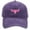 A1-Purple, variant on GBSYEWXS Baseball Cap For Men Breathable Bow Print Black Hat Fall