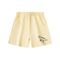 thumbnail image 3 of Boy Shorts Boys Shorts for Toddler and Kids Dinosaur Print Elastic Waist Casual Athletic Play Shorts, 3 of 3