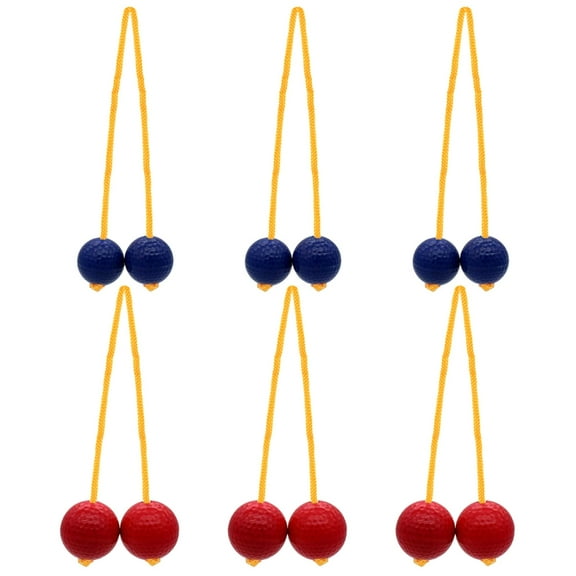6pcs Ladder Ball Ladder Toss Balls Ladder Ball Toss Game Replacement Bolos Balls for Various Ages