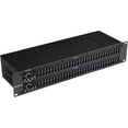 thumbnail image 1 of 31-Band Stereo Graphic Equalizer, Audio Stereo Graphic Equalizer, Dual Channel Professional DJ Equalizer with Low/mid/treble Independent Adjustment and LED Light Display, for Home Audio, 1 of 8