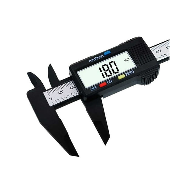 6inch LCD Digital 150mm Electronic Carbon Fiber Vernier Caliper Gauge Micrometer
