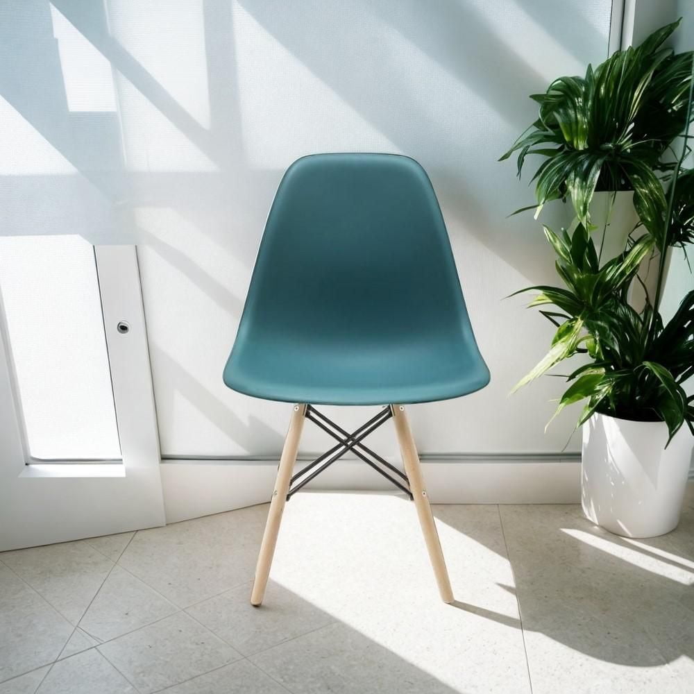 EIFFEL WOOD CHAIR - PEACOCK