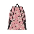 thumbnail image 3 of Daiia Rose Flowers Vintage Canvas Backpack for Men and Women ,Hiking Backpack,Travel Laptop Bag for School,Large Capacity Backpack, 3 of 8