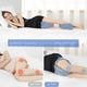 thumbnail image 5 of Leg Pillow, Ergonomic Side Sleeping Pillows, Memory Foam Knee Pillow With Strap For Side Sleeper, Leg Support Cushion, 5 of 5