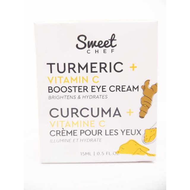 Sweet Chef Turmeric + Vitamin C Booster Eye Cream, Brighten & Hydrate 0