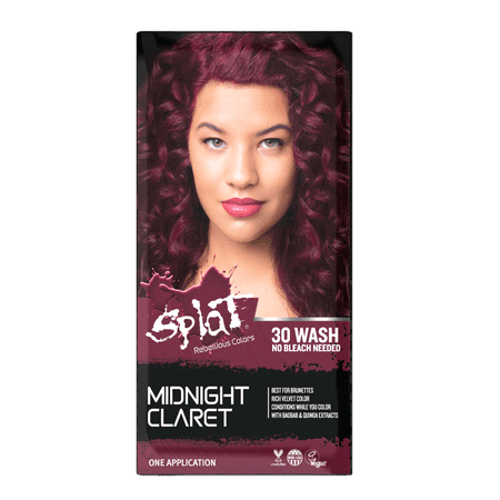 Splat 30 Wash Midnight Claret Hair Tiendamia Com