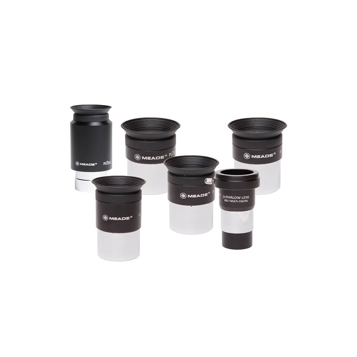 Set D'oculaires Pour Télescope 1.25" - 4mm, 10mm, 25mm Plossl + Barlow 2x - Accessoire Astronomie Pour Observation Lune Et Planètes - 6