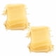 thumbnail image 5 of 100 bolsas de organza de 10 x 15 cm, transparentes, con cordón, para regalo, de malla, portátiles, para joyería, con cordón para bodas, color dorado., 5 of 14