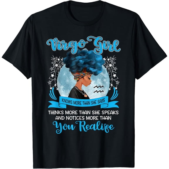 Virgo August Or September Zodiac Birthday T-Shirt Size S-5XL