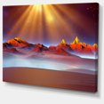 thumbnail image 2 of Paysage Extraterrestre au Coucher du Soleil - Impression d'Art sur Toile Paysage, 2 of 4