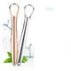 thumbnail image 1 of Set de 2 Rascadores de Lengua para Niños y Adultos, Cepillo de Lengua de Acero Inoxidable, Lenguas para una Higiene Bucal Saludable (2 Colores, Incluye Práctico Estuche) Sincero Electrónica, 1 of 5