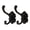 Black, variant on AOOOWER Nordic Styles Door Mounted Hook Easy Installation Rustproof Designs
