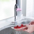 thumbnail image 2 of Una extensión de grifo de agua rosa con dibujos animados, válvula de filtro, dispositivo de ahorro de agua, regulador de agua antisalpicaduras, lavado de manos y ducha Rojo Verde, 2 of 5