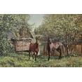 thumbnail image 2 of Adamov, Alexey 14x11 Black Ornate Wood Framed with Double Matting Museum Art Print Titled - In the Spring, 2 of 4