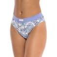 thumbnail image 2 of Kindly Yours Women’s Sustainable Cotton Thong Underwear, 3-Pack, Sizes XS to XXXL, 2 of 5