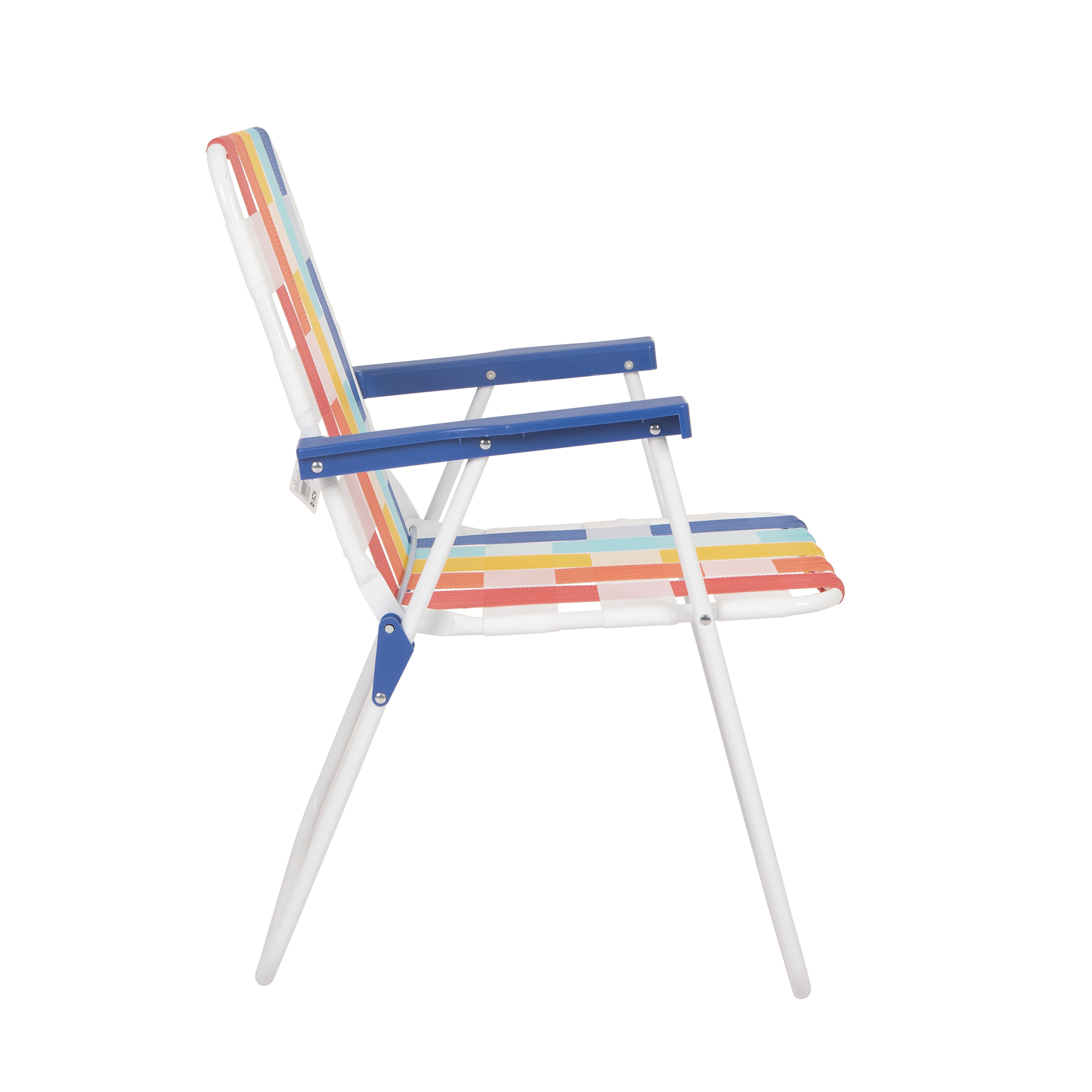 Mainstays Folding Beach Web Chair, Multicolor - image 5 of 9