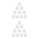 thumbnail image 2 of Wosthever 10pcs bolas rellenas transparentes adornos bolas decoración del árbol de navidad Type3 NO3 Wosthever CBP104339, 2 of 5