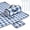 Blue-6'8" x 6'8" (Square), variant on Outdoor Picnic Blanket Extra Large 80''x80'' Waterproof Foldable Blankets Gingham Mat For Beach Camping Grlawn Park Accessories Cute Couple Ideas Wedding (coffee Color 80"x80")