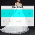 thumbnail image 3 of Cxenplz Women Hoops Petticoat White A-line Crinoline Skirt Underskirt for Bridal Wedding Dress Ball Gown Skort, 3 of 5