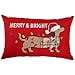 thumbnail image 3 of Pillow Perfect 624556 Coussin Lombaire Cheer Daschund - Rouge, 3 of 4