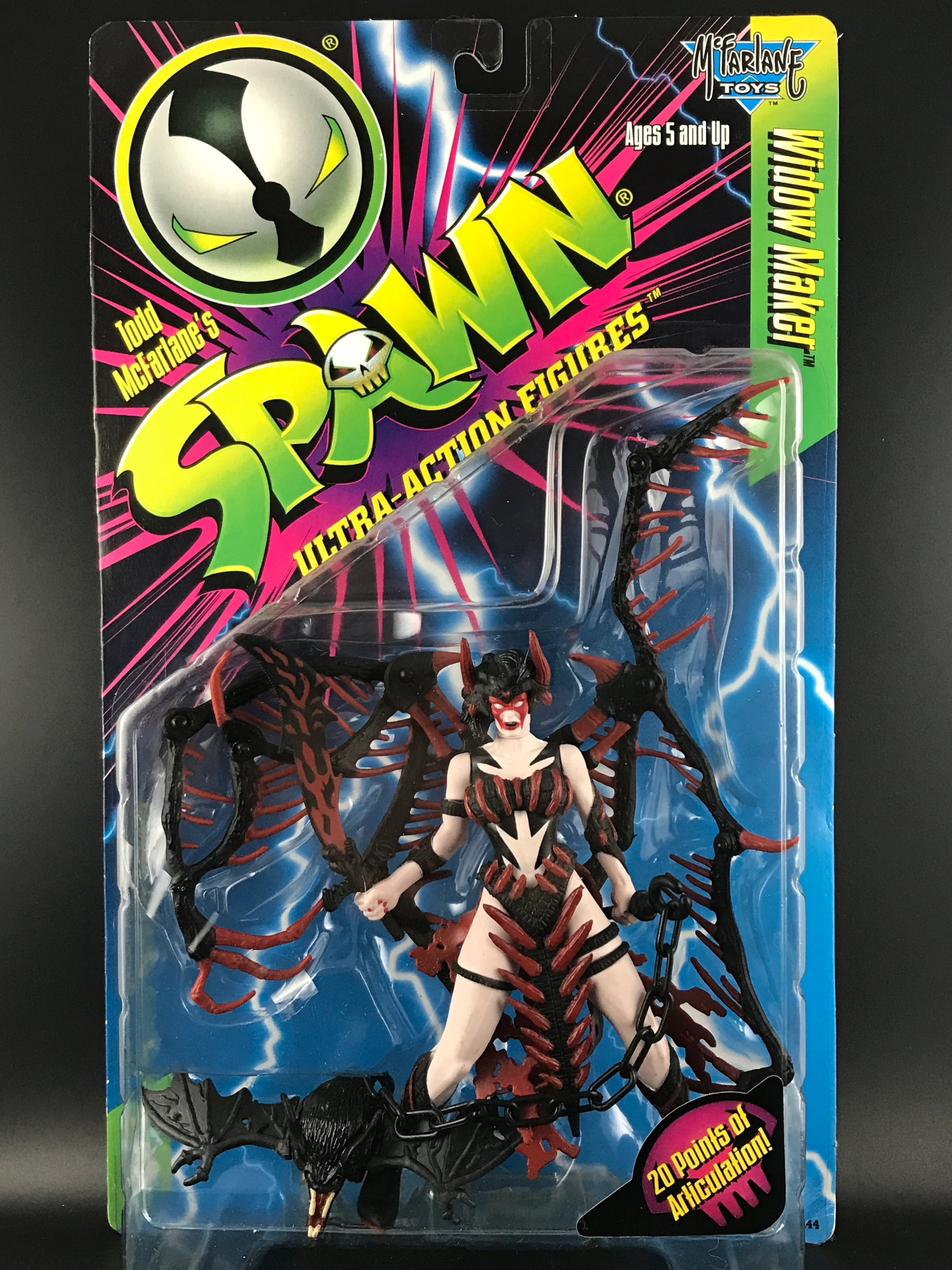 Spawn Ultra Action Figures Widow Maker Red/Black Varient